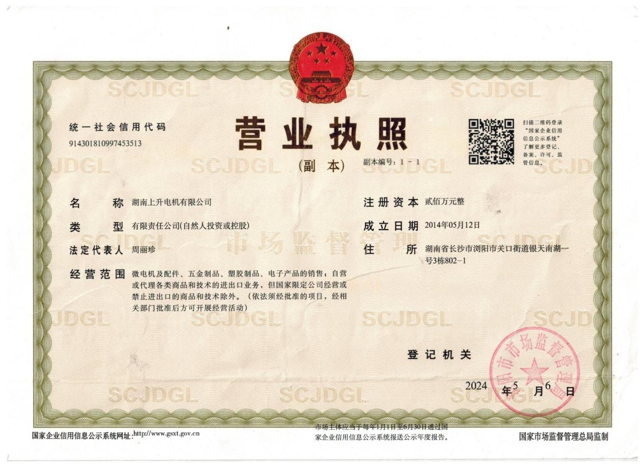 Hunan Rising Motor Co.,Ltd