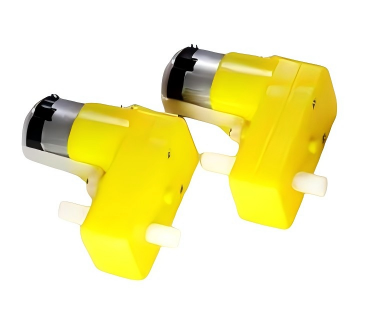 BO motor offset shape 3v Plastic Gear Dual Shaft Bi-direction L shaped spur gear motor for Robotic cars